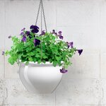 PoeTIC - Suspension Siena Nobile 26 blanc effet gloss - Ø26,5 x H19,5 cm - 5,5 L