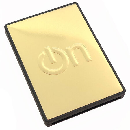 Porte-cartes anti rfid or - 4 cartes