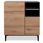 Buffet en bois avec tiroirs 80x90x40cm
