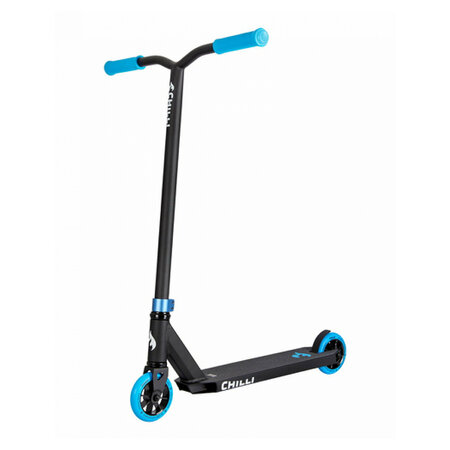 Chilli Pro Scooter BASE / ROCKY Universel Trottinette Stunt Noir  Bleu