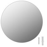 vidaXL Miroir rond sans cadre 30 cm Verre