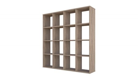 Etagères bibliothèque cube REGAL 16 compartiments CHÊNE naturel