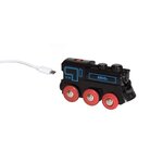 Brio World Locomotive Rechargeable - Accessoire lumineux Circuit de train en bois - Ravensburger - Mixte des 3 ans - 33599