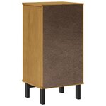vidaXL Table de chevet FLAM 40x35x80 cm bois de pin massif