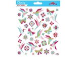 Autocollants - Oiseaux et papillons Origami - Dorures