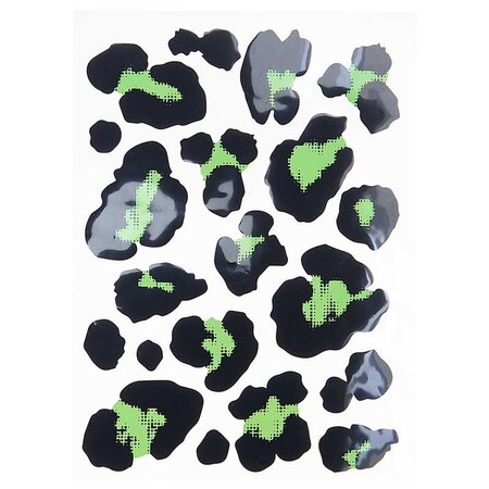 Ecussons thermocollants à repasser - Acid leo vert