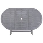 vidaXL Table pliable de jardin 160 x 85 x 75 cm Bois d'acacia massif