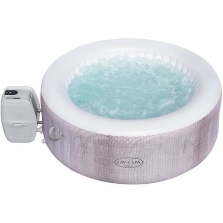 Bestway spa gonflable rond lay-z-spa tahiti - 2 a 4 personnes - 180 x 66 cm
