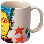 Lot de 6 mugs en porcelaine à décorer
