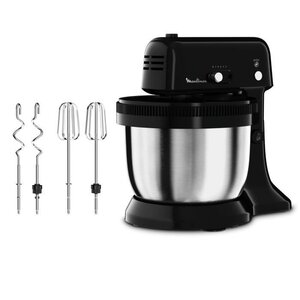 Moulinex qa110810 oh my cake robot pâtissier - 300w - 5 vitesses - bol inox 4l - rotation automatique - compact