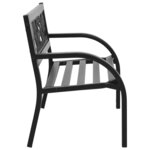 vidaXL Banc de jardin pour enfants 86 cm Acier