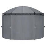 vidaXL Tonnelle avec rideaux 520x349x255 cm Anthracite