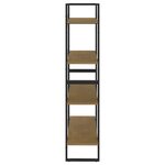 vidaXL Bibliothèque à 4 niveaux Marron 80x30x140 cm Bois de pin massif