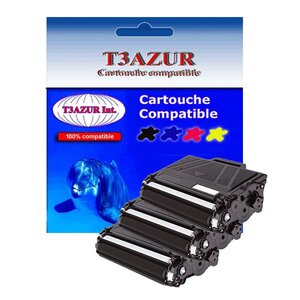 3 Toners compatibles avec Brother TN3480 pour Brother HL-L6400DW, HL-L6400DWT, HL-L6400DWTSP - 8 000 pages - T3AZUR
