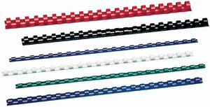 Boite de 25 CombBind Peignes de reliure noir 12 mm GBC
