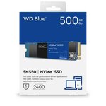 WD Blue™ - Disque SSD Interne - SN550 - 500Go - M.2 NVMe (WDS500G2B0C)