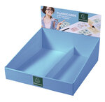 Présentoir Complet Avec 38 Paquets De 50 Flashcards Sous Film + Anneau - Bristol Ligné Perforé - Formats A6 Et A7 - Couleurs Assorties - Exacompta