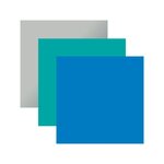 3 vinyles permanents 91 x 33 cm - aqua  argenté  océan