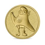Jeux olympiques de paris 2024 - la mascotte - médaillon mascotte paralympique