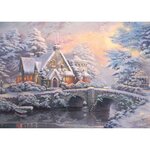 Puzzle Lamplight Manour/Hiver ... Lamplight Manour, 2x1000 pcs