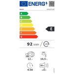 Lave-vaisselle pose libre bosch sms2iti12e série 2 - 12 couverts - induction - l60cm - 48db - silver/inox