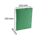 Boite De Classement Exabox Dos 40mm Carte Lustrée Scotten - A4 - Vert - X 10 - Exacompta