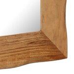 vidaXL Miroir cosmétique 50x110 cm Bois solide d'acacia