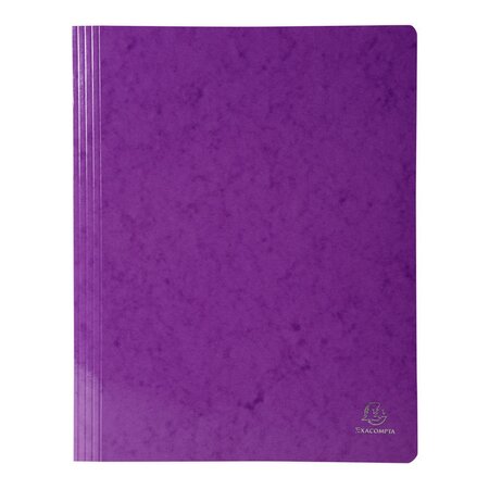 Chemise à lamelle classement lustrée pelliculée - violet