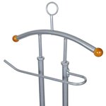 vidaXL Support valet pour manteaux chemises Cadre en métal