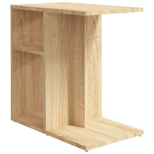 vidaXL Table d'appoint Chêne sonoma 50x30x50 cm Aggloméré
