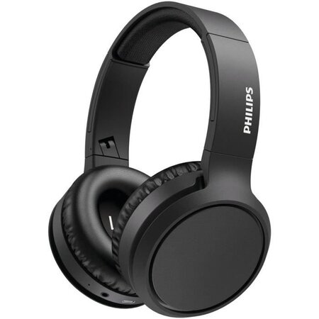 Philips tah5205bk - casque sans fil - haut-parleurs 40mm - bluetooth - pliage compact - 29h d'autonomie - noir