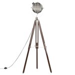 vidaXL Lampadaire à trépied Bois de manguier massif 180 cm