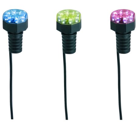 Ubbink Lampe d'étang sous-aquatique MiniBright 3 x 8 LED 1354019
