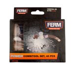 Ferm set d'accessoires rotatifs de 40 pièces cta1008