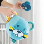 LUDI Balle d'éveil Ours - Diametre 20 cm