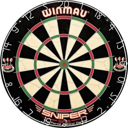 Cible professionnelle Ponte Acier avec 2 jeux de flechettes