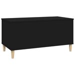 vidaXL Table basse Noir 90x44 5x45 cm Bois d'ingénierie