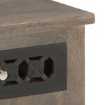 vidaXL Table de chevet 40x30x50 cm Bois de manguier massif