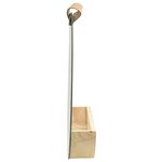 322801 vidaXL Wall Mirror Solid Pinewood 35 cm