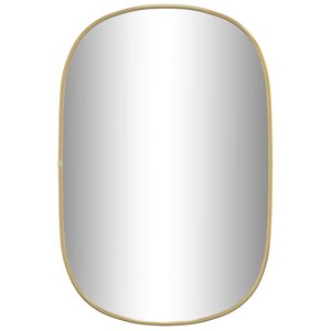 vidaXL Miroir mural Doré 60x40 cm