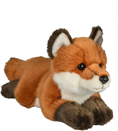 Peluche Renard Roux de 24 cm marron