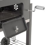 Grillchef barbecue au charbon comfort 108 x 68 x 112 cm noir