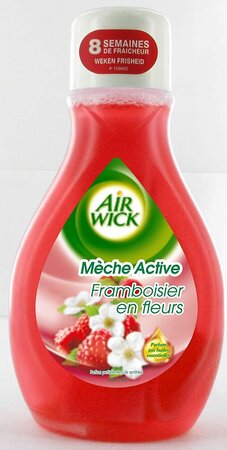 Désodorisant Mèche Active Framboisier en Fleur Flacon de 375 ml AIR WICK