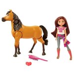 Spirit : l'indomptable - coffret en avant spirit & lucky  avec poupée lucky 18 cm et et figurine spirit 21 cm - poupées - des 3 ans