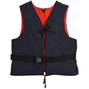 vidaXL Aide à la flottabilité 50 N 70-90 kg bleu marine