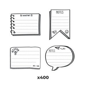 400 sticky notes pour Bullet journal