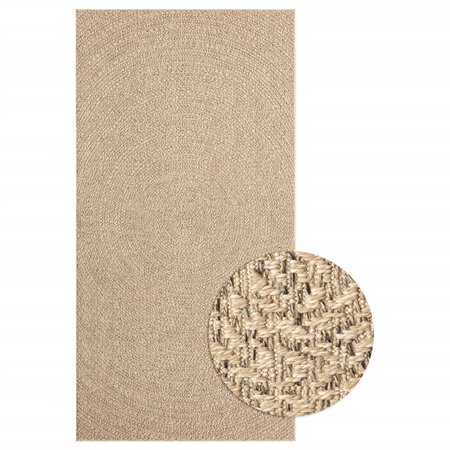 vidaXL Tapis 80x150 cm aspect jute intérieur et extérieur