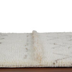 Tapis bohème beige à motifs - 140 x 200 cm