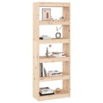 vidaXL Bibliothèque/Séparateur de pièce 60x30x167 5 cm Bois de pin