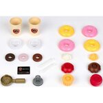COFFEE SHOP - Bar a Café - Ecran Tactile et Lecteur de Cartes (6 Sons) - Ecoulement d'eau et Accessoires